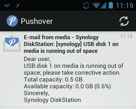 Instant notifications